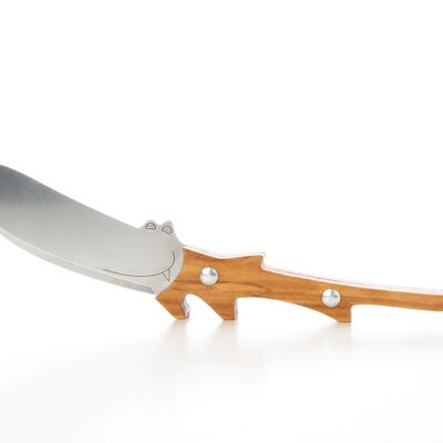 RICKY 100% French olive and stainless steel original spreader