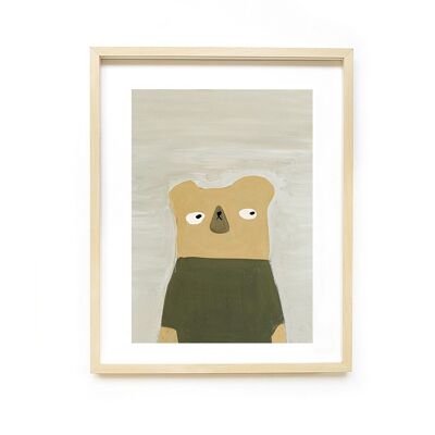 Bear A4 print