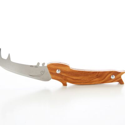 RHINO Original olive and stainless steel cheese knife 0.8