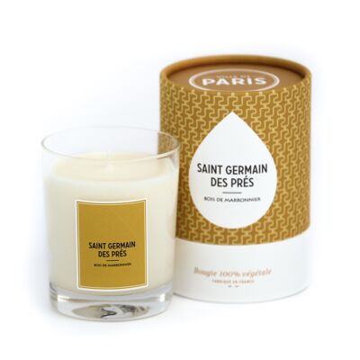 Scented candle - Paris Saint Germain des Prés - Chestnut wood - 45h - 180g