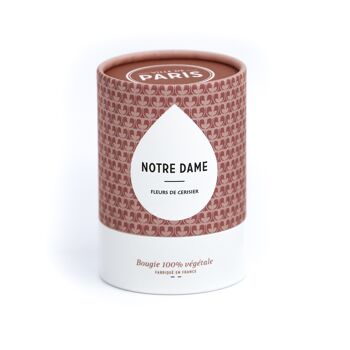 Bougie parfumée - Paris Notre Dame - Fleurs de cerisier - 45h - 180g 3