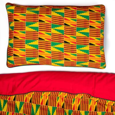 Bukulu | African print single duvet cover & pillowcase set