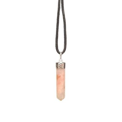 Pencil Pendant, Sunstone, 25-30mm