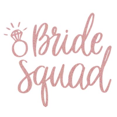 Bride squad - petit velour rose