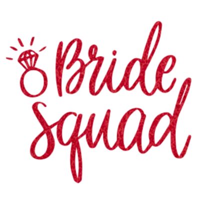 Bride squad - grand velour rouge