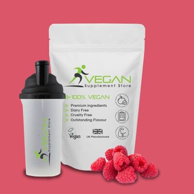 Raspberry Vegan Protein Powder