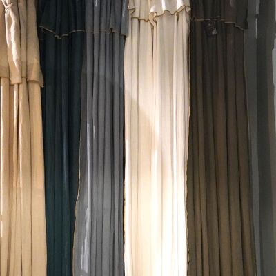 White Linen Curtain 160x300cm