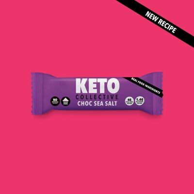 BARRAS DE KETO CON SAL DE MAR DE CHOC (x 15)