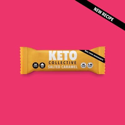 BARRAS KETO DE CARAMELO SALADO (x 15)