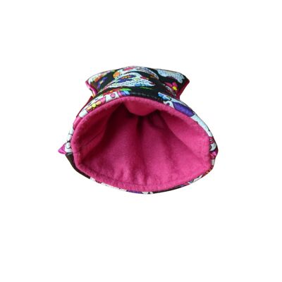 Black Sugar Skull Hybrid Head Cover - pink