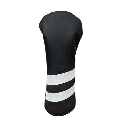 Black and White Striped Head Cover – Fairway