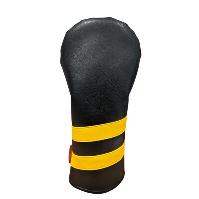Black and Yellow Striped Head Cover – Driver