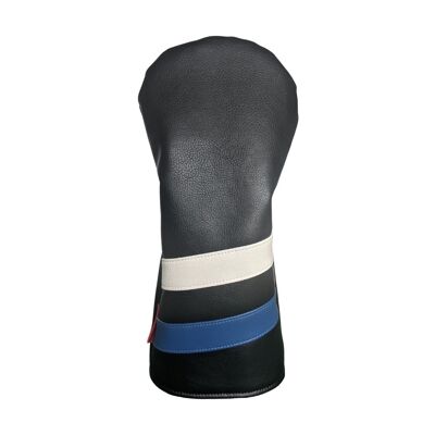 Black and White and Blue Striped Head Cover - Fairway