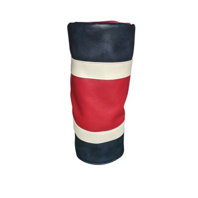 Red White and Blue Striped Head Cover Traditional