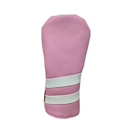 Pink and White Striped Head Cover – Driver