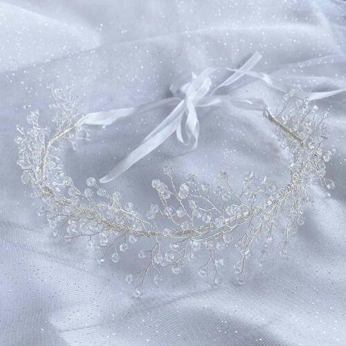 Bridal Headpiece Boho - Silver