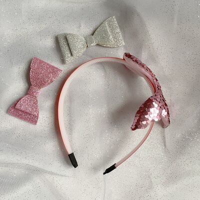 Mermaid Headband Gift Set - Pink