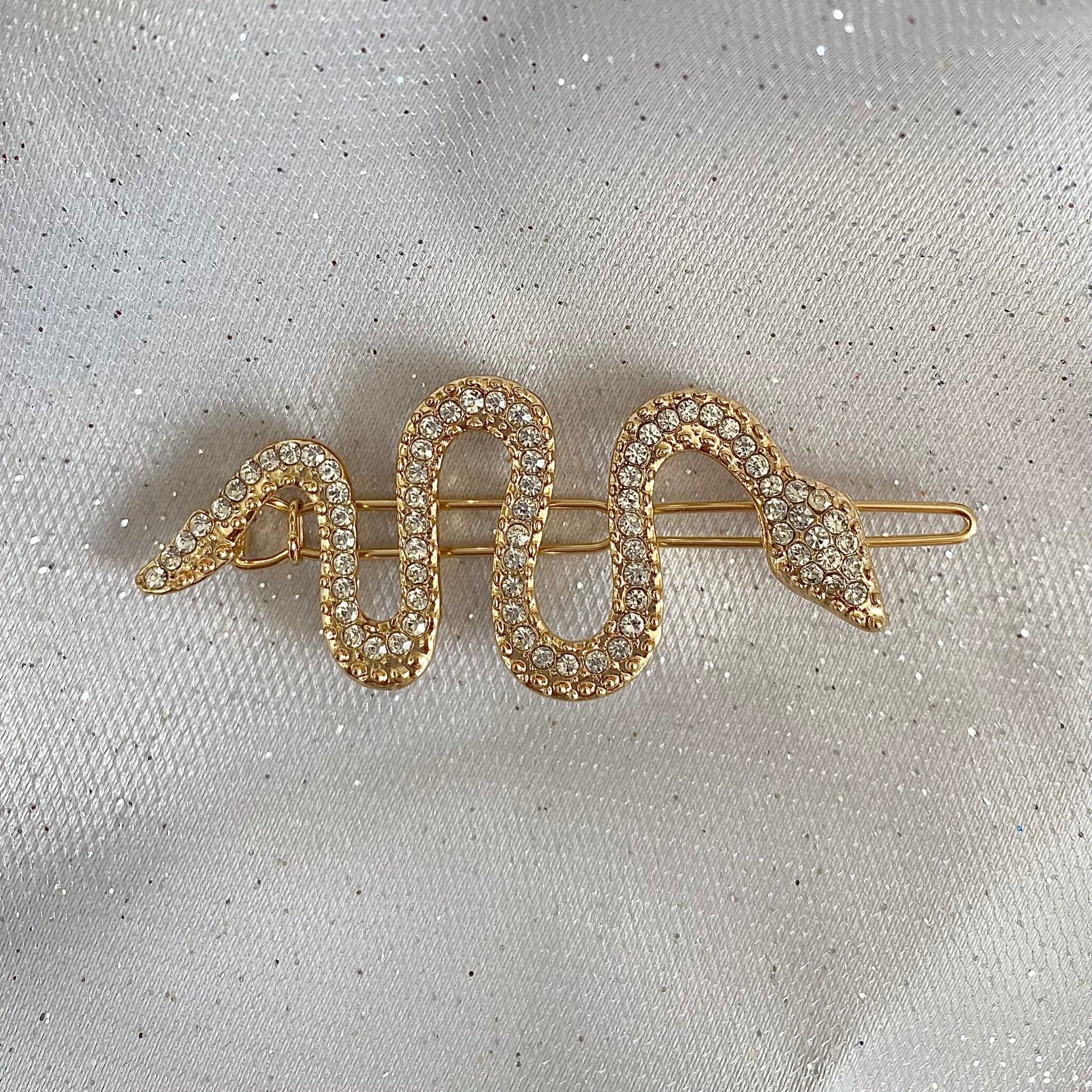 Buy wholesale Snake Hair Accessory in Gold or Silver Gold