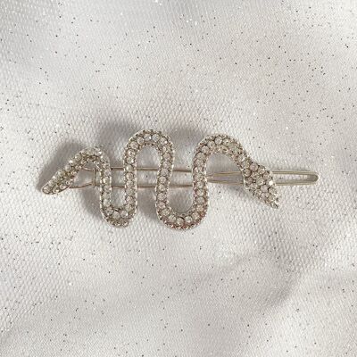 Accessorio per capelli serpente in oro o argento - Argento