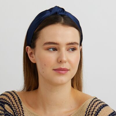 Bandeau Turban Bleu