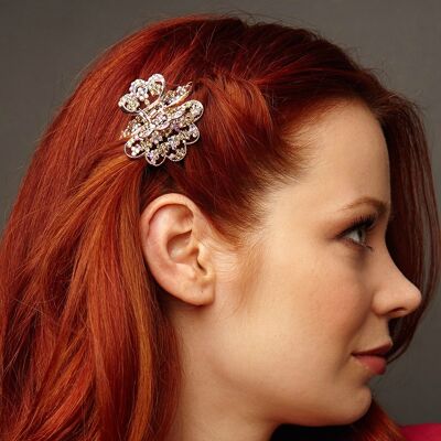 Rose Gold Hair Clip Claw - Gold