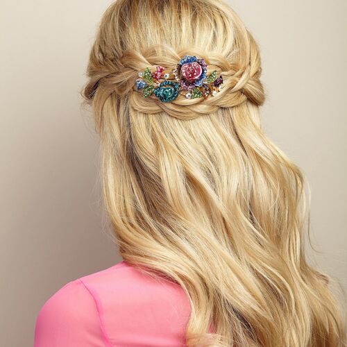 Colourful Hair Clip with Crystal