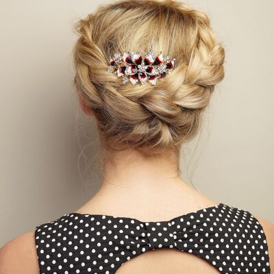 Blumen Haarspange Vintage inspiriert