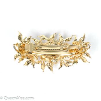 Barrette à Cheveux Cristal Grande Rose - Rose 5