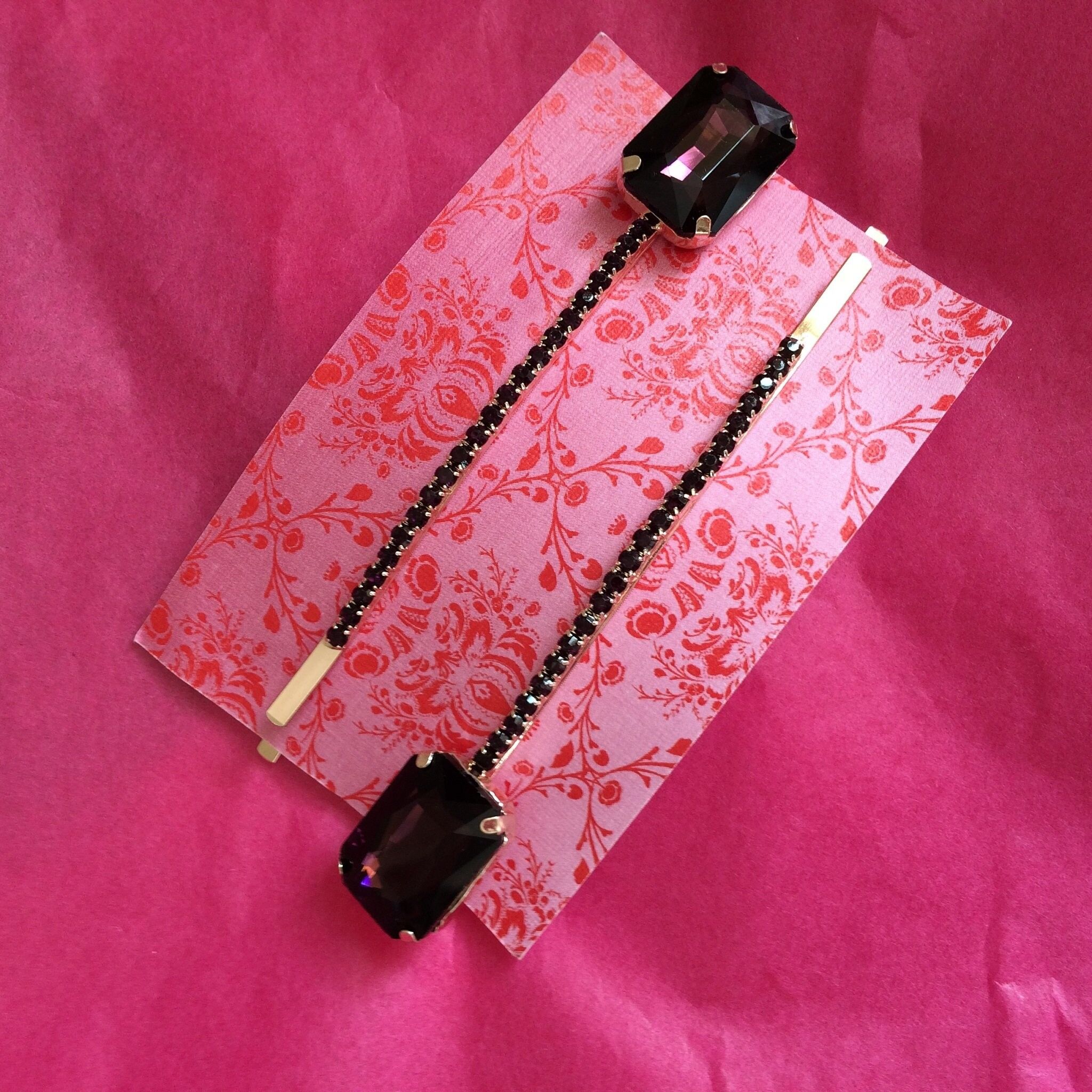 Fermacapelli Crystal Large - Viola