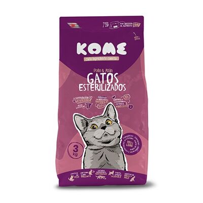 Pienso para Gatos con Pollo y Atún 3 kg