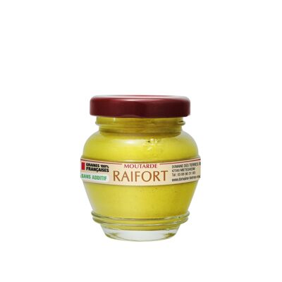 Moutarde au Raifort graines françaises sans additifs 55g