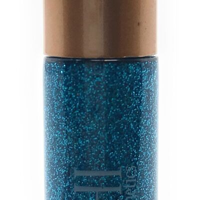 Blue Liquid Eye Liner in the Shade Aqua Cosmetic Grade Glitter Smudge Proof Water Proof No Glue Needed