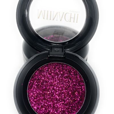Single Pressed Glitter in the shade Berry, No Glue Needed, In Compact, Pigmented, No Fall Out, Glitter, Cosmetic Grade Glitter