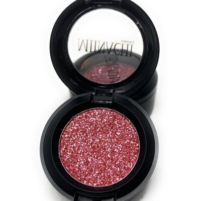 Single Pressed Glitter in the shade Pinky Promise, No Glue Needed, In Compact, Pigmented, No Fall Out, Glitter, Cosmetic Grade Glitter, Pink