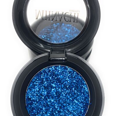 Single Pressed Glitter in the shade Krypton, No Glue Needed, In Compact, Pigmented, No Fall Out, Glitter, Cosmetic Grade Glitter