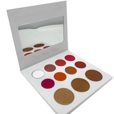 The Blossom Eyeshadow Palette by Miinachi Cosmetics Pigmented 11 Shades of Eyeshadow Matte and Foiled Shimmer