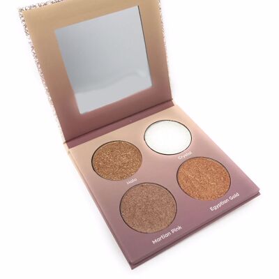 The Highlight Of My Life Palette by Miinachi Cosmetics Pigmented Glow Shimmer Highlighter Makeup