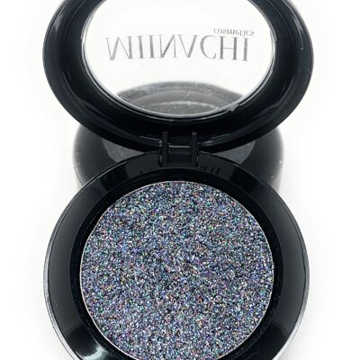 Single Pressed Glitter in the shade Smoke JUMBO Size, No Glue Needed, In Compact, Pigmented, No Fall Out, Glitter, Cosmetic Grade Glitter