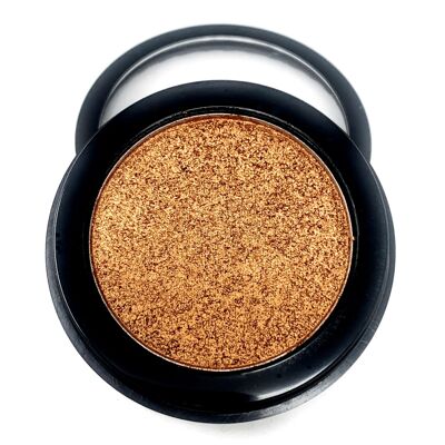 Single Pressed Eyeshadow In the Shade Legend Compact Smooth Pigmented Eyeshadow Gold Foiled Colour