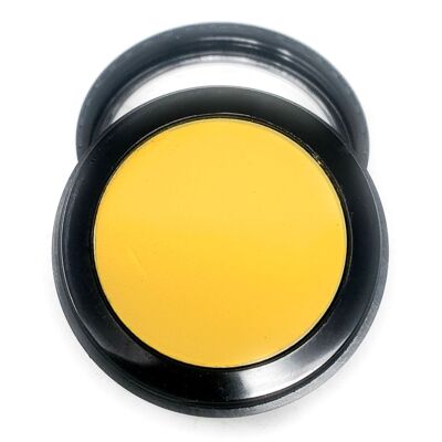 Single Pressed Eyeshadow In the Shade Belle Compact Smooth Pigmented Eyeshadow Yellow Matte Colour