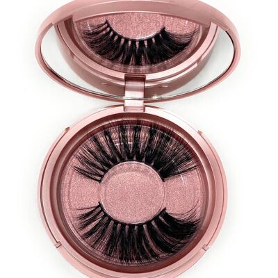 3D Lash in the style Fluttershy, Fluffy, Reusable, Flexible, Lightweight Lashes with Mirror