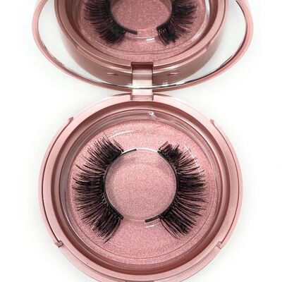 Magnetic Lash in the style Perfect, Fluffy, Reusable, Flexible, Lightweight Lashes with Mirror