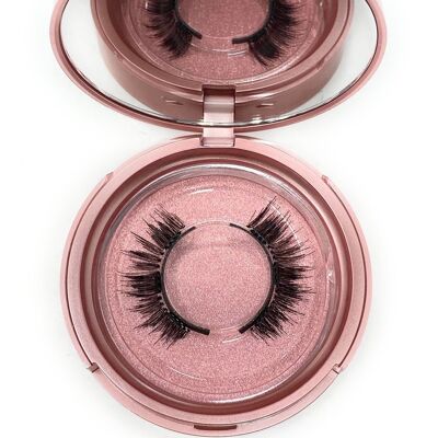 Magnetic Lash in the style Sparkle, Fluffy, Reusable, Flexible, Lightweight Lashes with Mirror