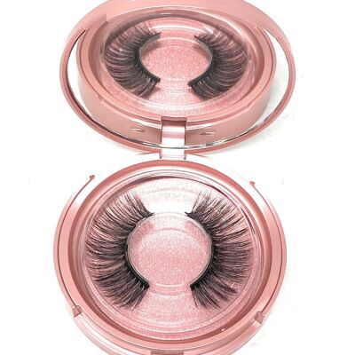Magnetic Lash in the style Miina, Fluffy, Reusable, Flexible, Lightweight Lashes with Mirror