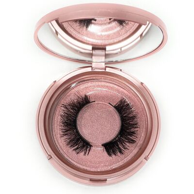 Magnetic Lash in the style Cutie Pie, Fluffy, Reusable, Flexible, Lightweight Lashes with Mirror