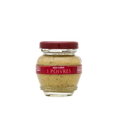 Mustard with Three Peppers 55g