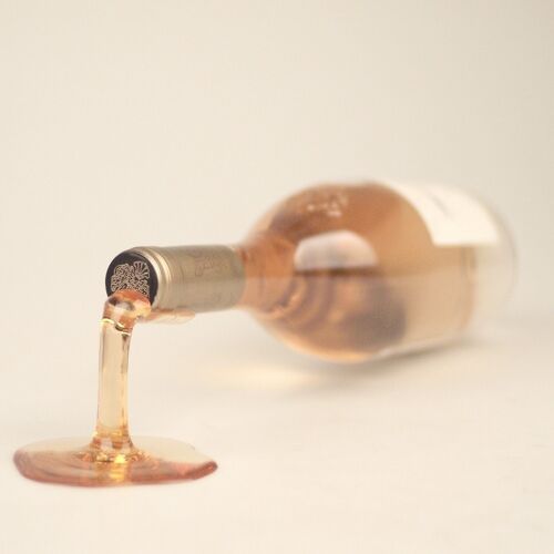'Fall in Wine'' Wine bottle holder / Rosé