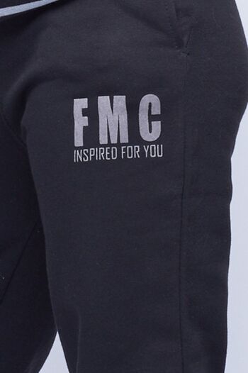 Pantalon de jogging à rayures noires FMC 3
