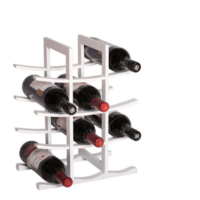 La pagode bamboo wine rack (12 btl) - natural bamboo