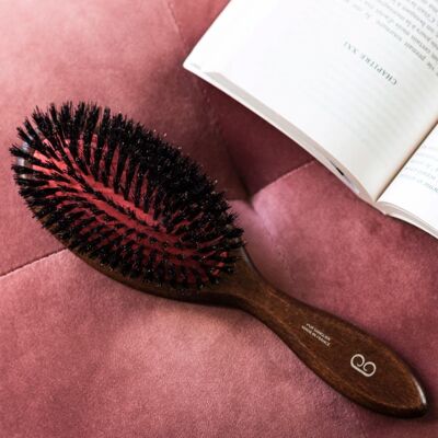 Brosse pneumatique grand modèle hêtre massif - pur sanglier